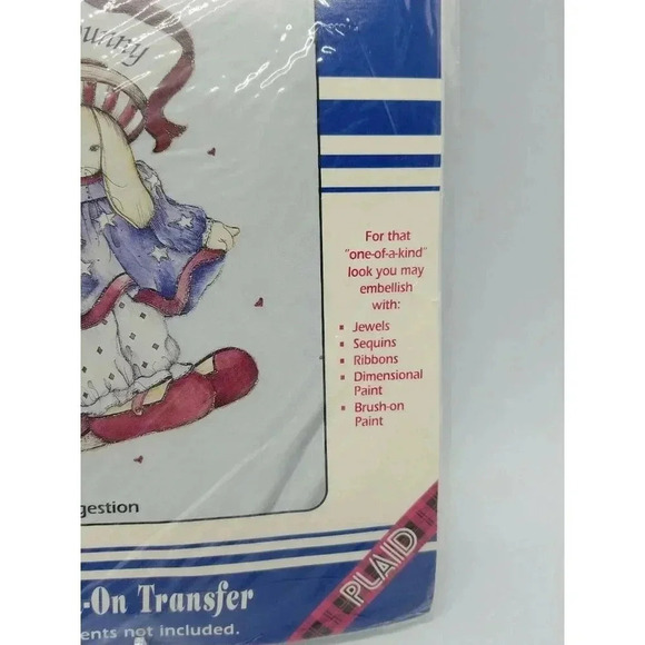 Fashion Show Originals "Be My Snugglebunny" Full Color Iron On Design Dead Stock - Picture 5 of 6